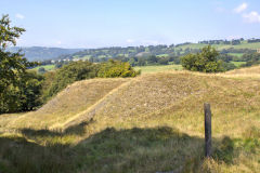 Erskine Colliery tips, August 2013